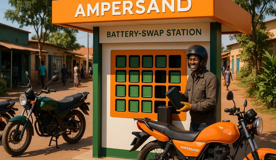 Ampersand scales e‑moto battery‑swap stations in Rwanda and Kenya