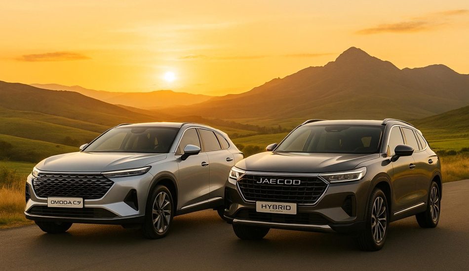 Chery brings Omoda C9 and Jaecoo J7 hybrids to South Africa