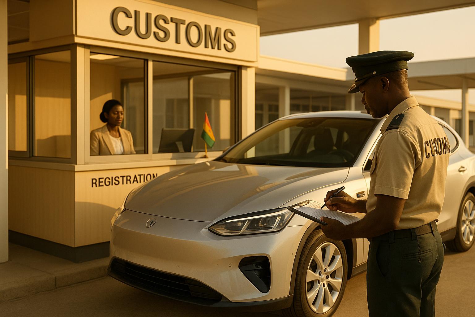 Ghana EV Import Guide 2025: Tariffs, Registration & Customs Clearance