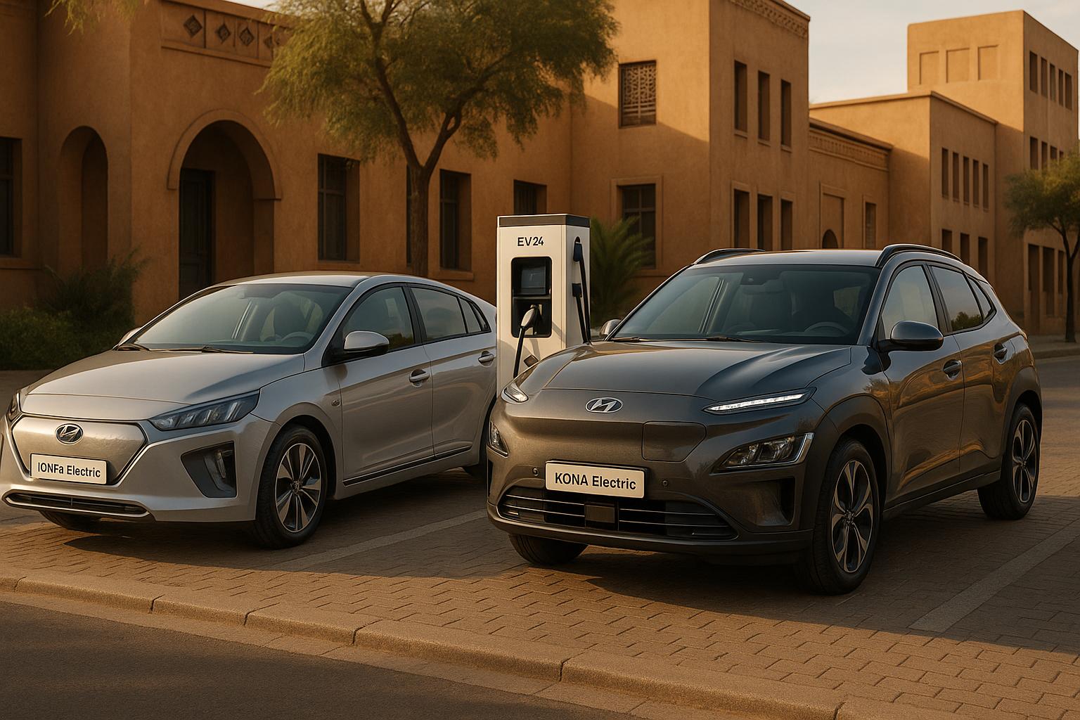Buy a Hyundai Ioniq or Kona Electric in Africa with EV24.africa