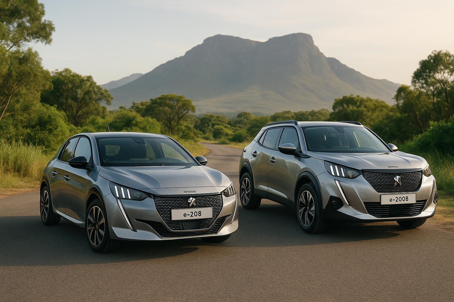 Buy a Peugeot e-208 or e-2008 in Africa on EV24.africa