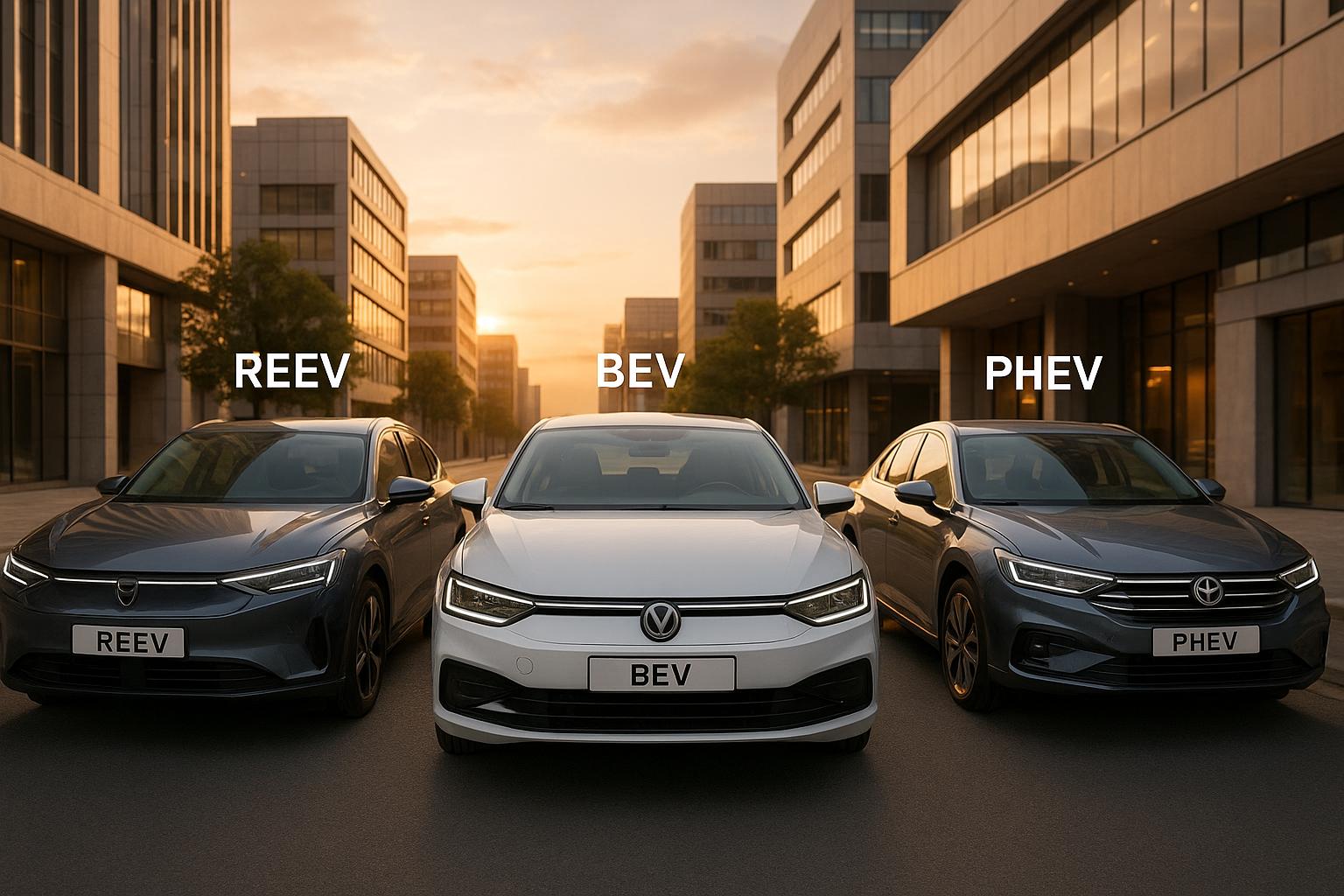 REEV vs BEV vs PHEV: Understanding the Differences in 2025