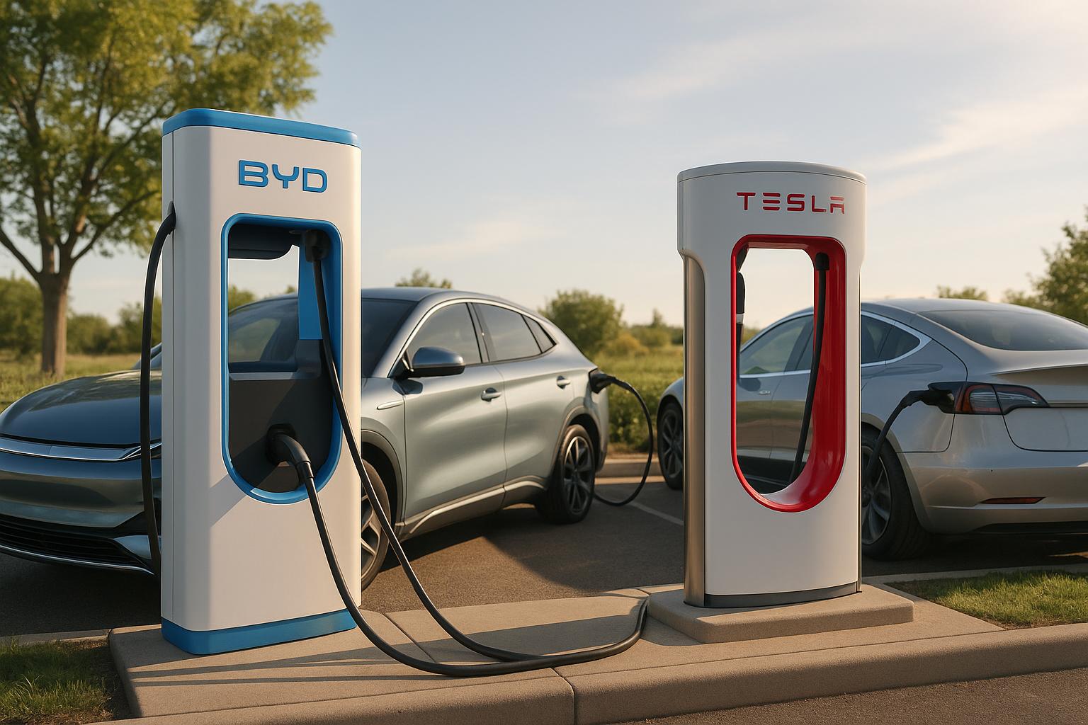 BYD and Tesla: Fast-Charging Tech Comparison