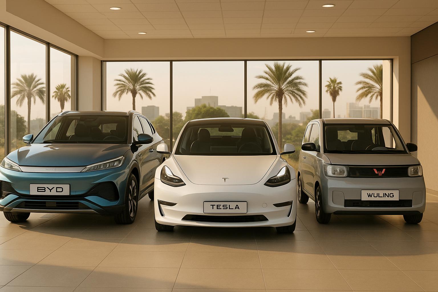 BYD, Tesla, Wuling – The Top EV Brands Imported to Africa in 2025