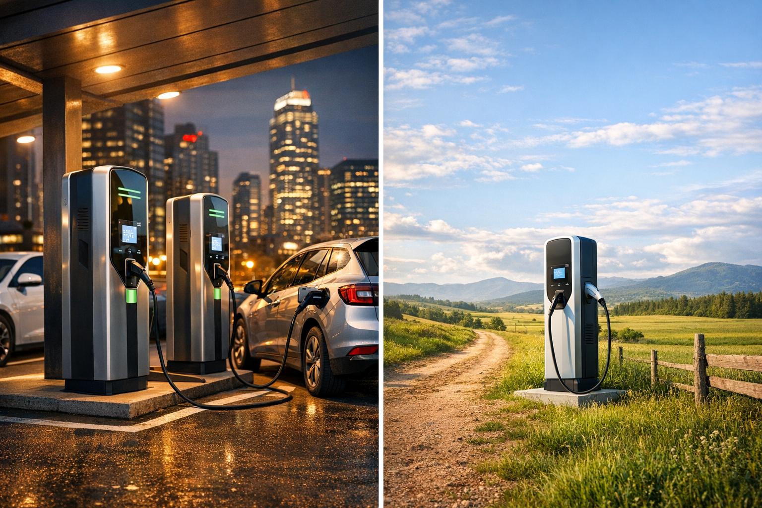 Checklist for Comparing Urban and Rural EV Charging