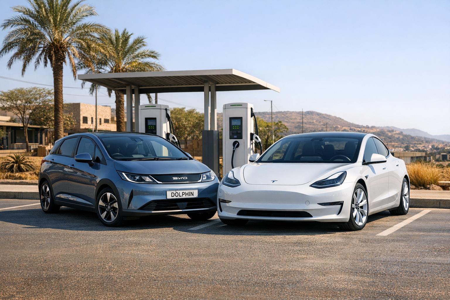BYD Dolphin vs Tesla Model 3 for African Buyers