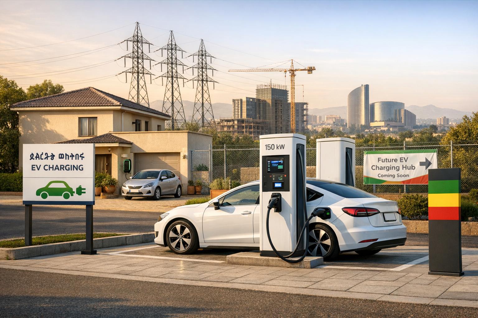 Charging an Electric Car in Addis Ababa: What Exists Today