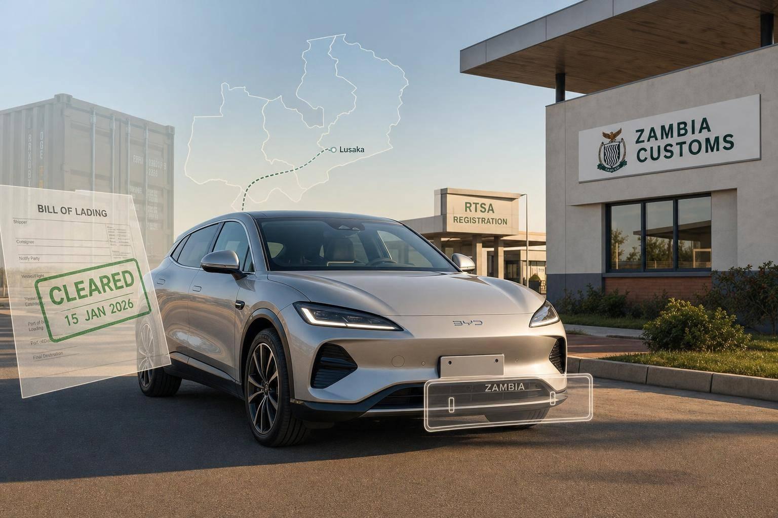 How to Import an Electric Car to Zambia in 2026: Taxes, Costs & Requirements