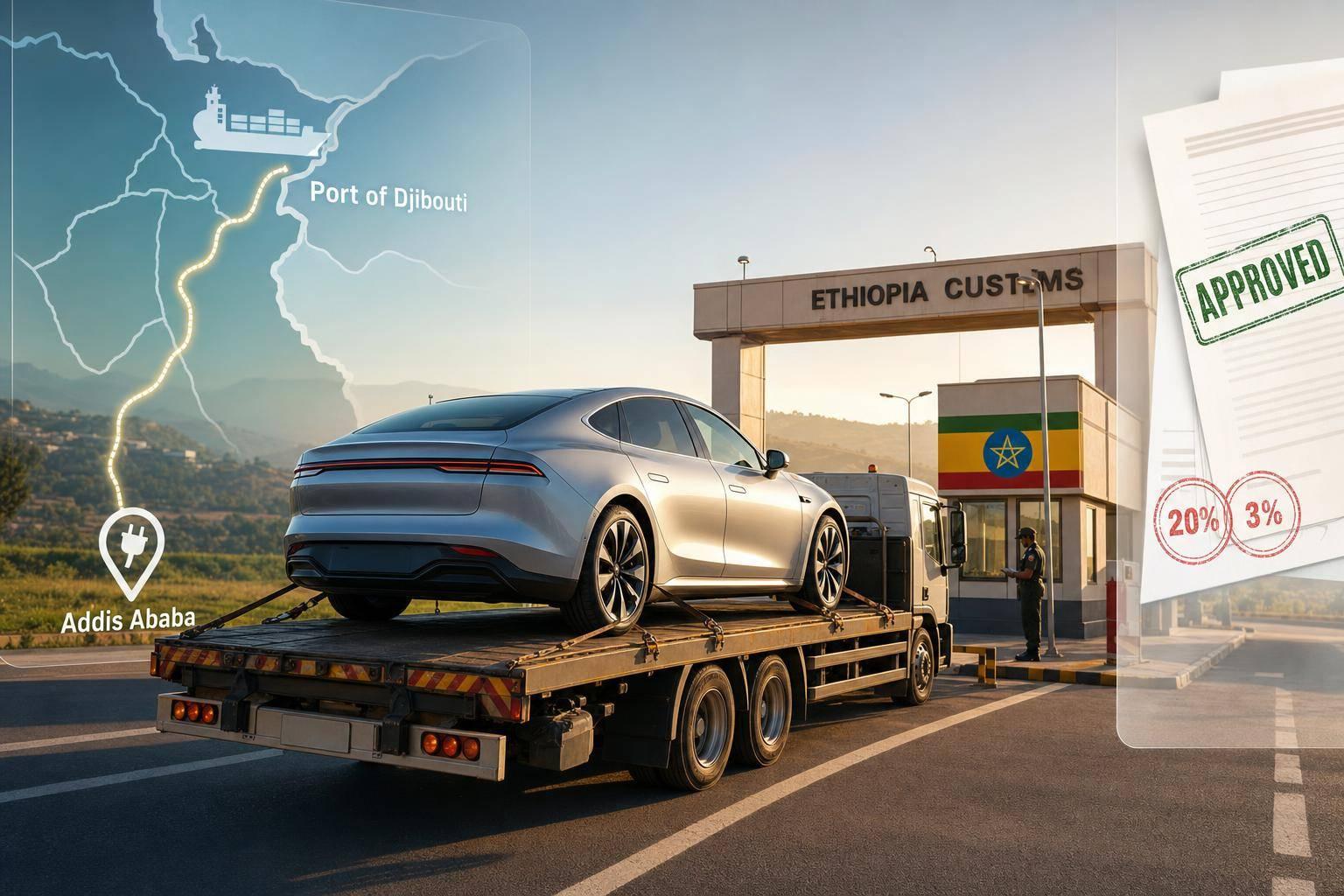 How to Import an Electric Car to Ethiopia in 2026: EV Import Rules, Taxes & Costs