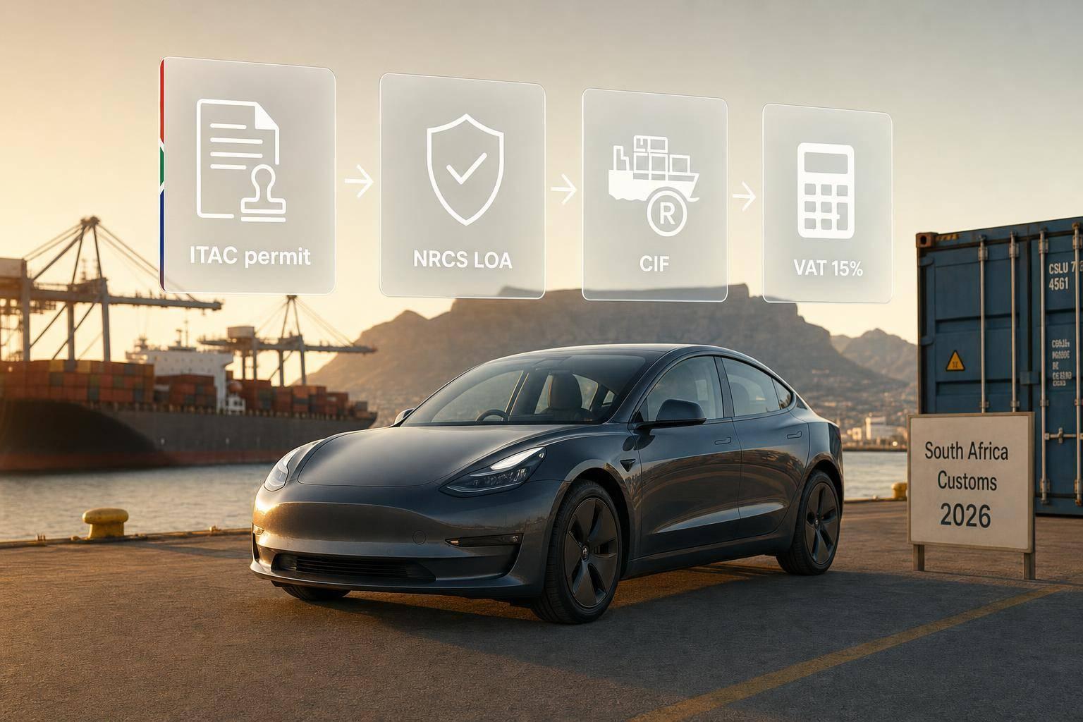 How to Import an Electric Car to South Africa in 2026: Costs, Taxes & Requirements
