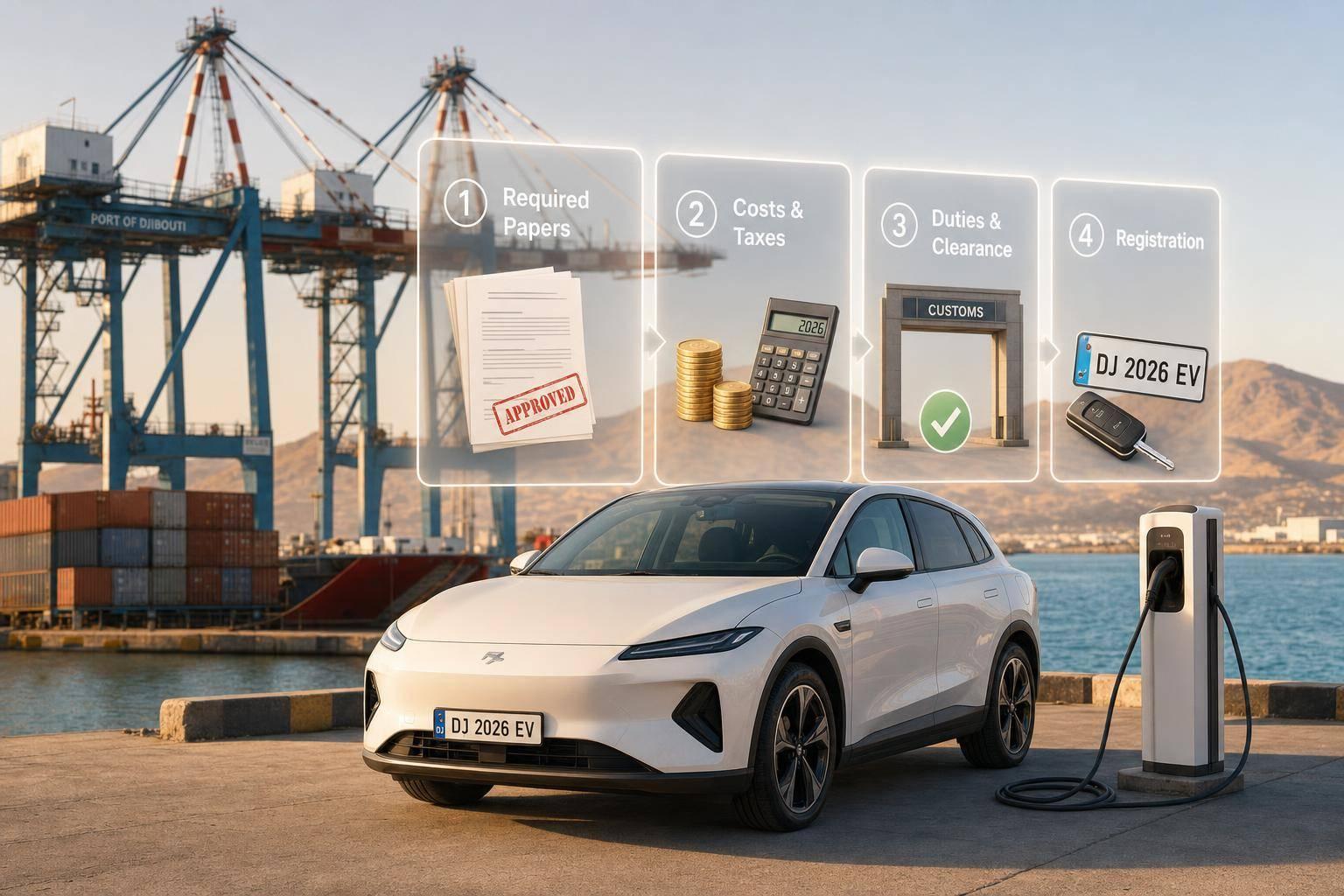 How to Import an Electric Car to Djibouti in 2026: Costs, Duties & Registration