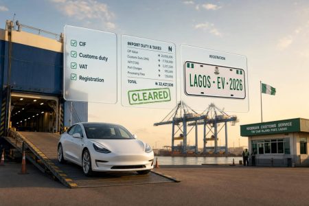 How to Import an Electric Car to Nigeria in 2026: Costs, Customs & Registration