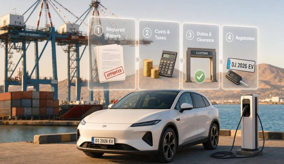 How to Import an Electric Car to Djibouti in 2026: Costs, Duties & Registration