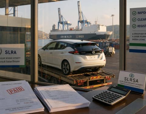 How to Import an Electric Car to Sierra Leone in 2026: Costs, Duties & Registration