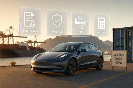 How to Import an Electric Car to South Africa in 2026: Costs, Taxes & Requirements