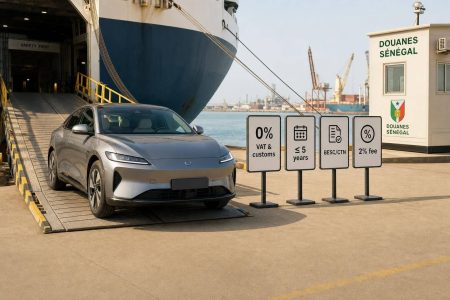 How to Import an Electric Car to Senegal in 2026: EV Import Costs & Requirements