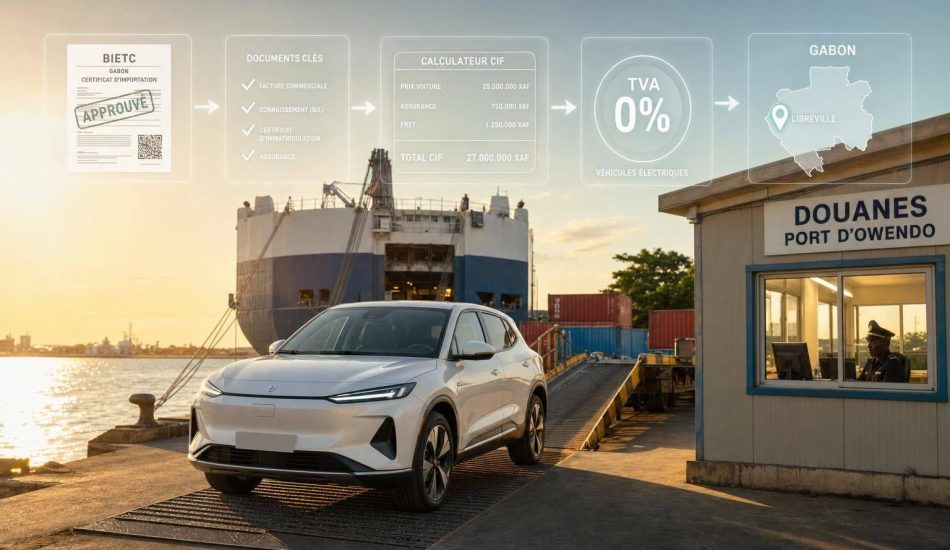 How to Import an Electric Car to Gabon in 2026: Customs Duties, Costs & Requirements