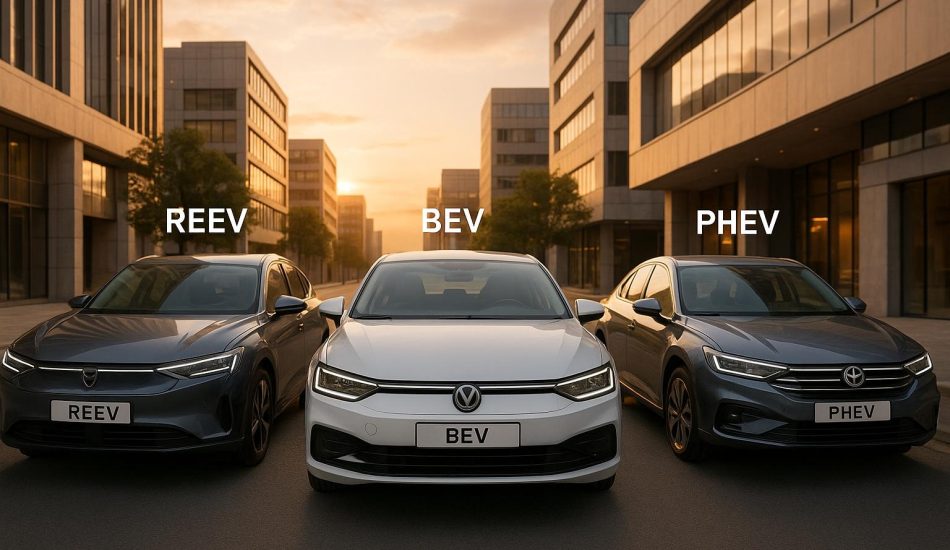REEV vs BEV vs PHEV: Understanding the Differences in 2025