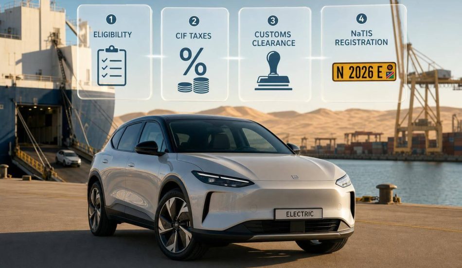 How to Import an Electric Car to Namibia in 2026: Taxes, Customs & Registration