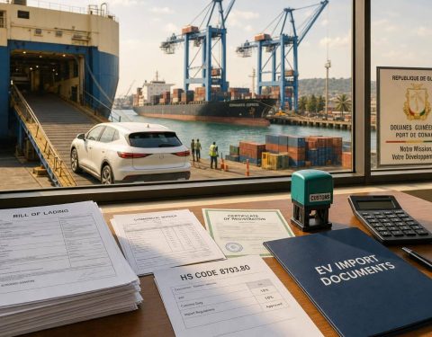 How to Import an Electric Car to Guinea in 2026: Costs, Customs & EV Import Rules
