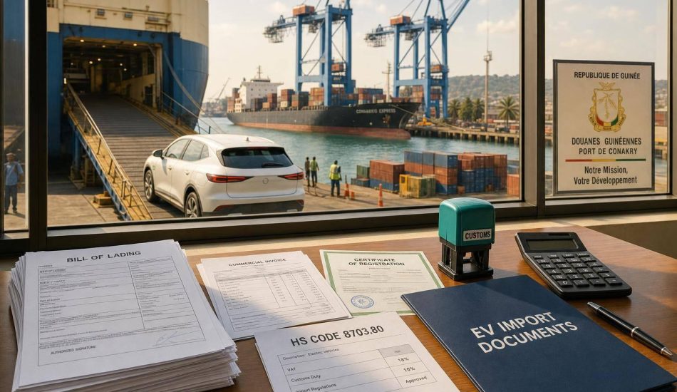 How to Import an Electric Car to Guinea in 2026: Costs, Customs & EV Import Rules