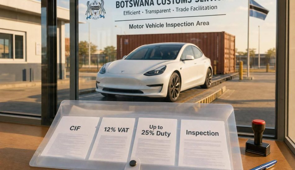 How to Import an Electric Car to Botswana in 2026: EV Import Costs & Requirements